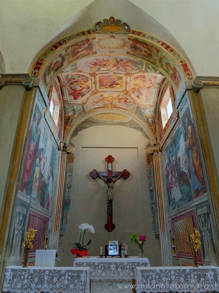 Sesto San Giovanni (Milan, Italy) - Apse of the Oratory of  Santa Margherita in Villa Torretta
